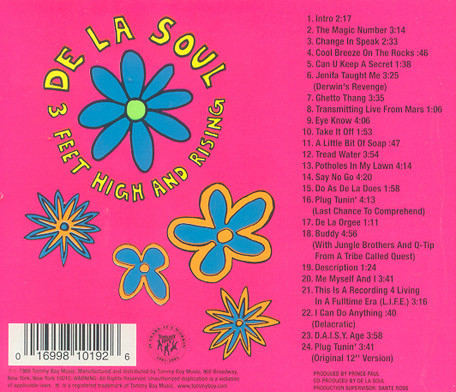 De La Soul - 3 Feet High And Rising | Tommy Boy (TBCD 1019) - 2 De La Soul - 3 Feet High And Rising | Tommy Boy (TBCD 1019) - 2