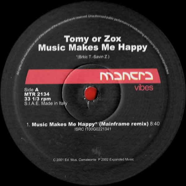 Tomy Or Zox - Music Makes Me Happy | Mantra Vibes (MTR 2134) - 2 Tomy Or Zox - Music Makes Me Happy | Mantra Vibes (MTR 2134) - 2