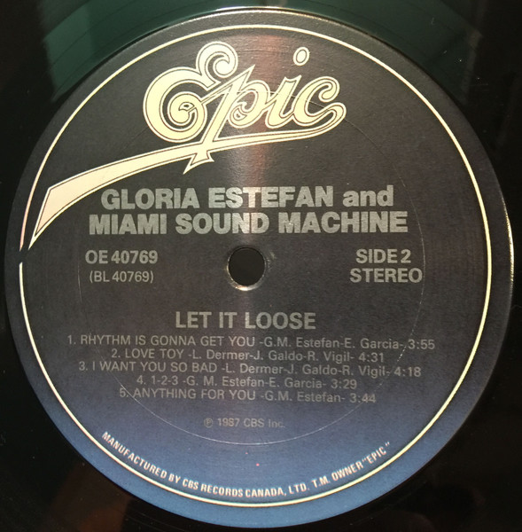 Miami Sound Machine - Let It Loose | Epic (OE 40769) - 4