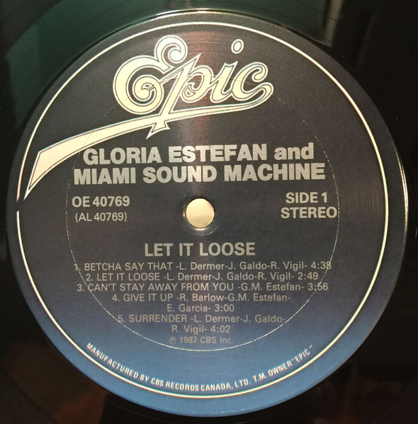 Miami Sound Machine - Let It Loose | Epic (OE 40769) - 3