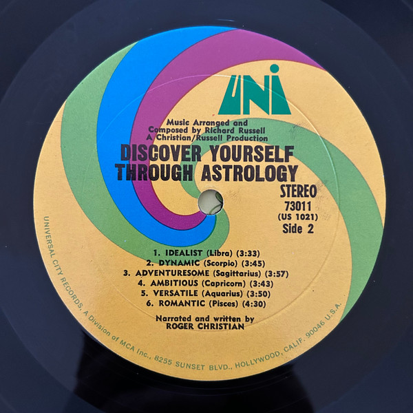 Roger Christian - Discover Yourself Through Astrology | UNI Records (73011) - 4 Roger Christian - Discover Yourself Through Astrology | UNI Records (73011) - 4