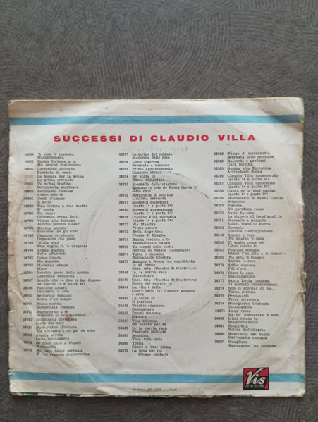 Claudio Villa - L'Hai Voluto Tu / Scapricciatiello | Vis Radio (ViMQN 36062) - 2