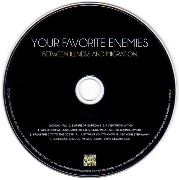 Your Favorite Enemies - Between Illness And Migration | Hopeful Tragedy Records (HTRYFE14C) - 4