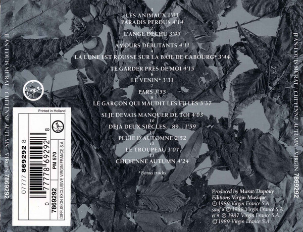 Jean-Louis Murat - Cheyenne Autumn | Virgin (7869292) - 2 Jean-Louis Murat - Cheyenne Autumn | Virgin (7869292) - 2