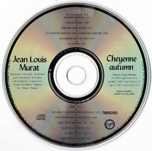 Jean-Louis Murat - Cheyenne Autumn | Virgin (7869292) - 3 Jean-Louis Murat - Cheyenne Autumn | Virgin (7869292) - 3