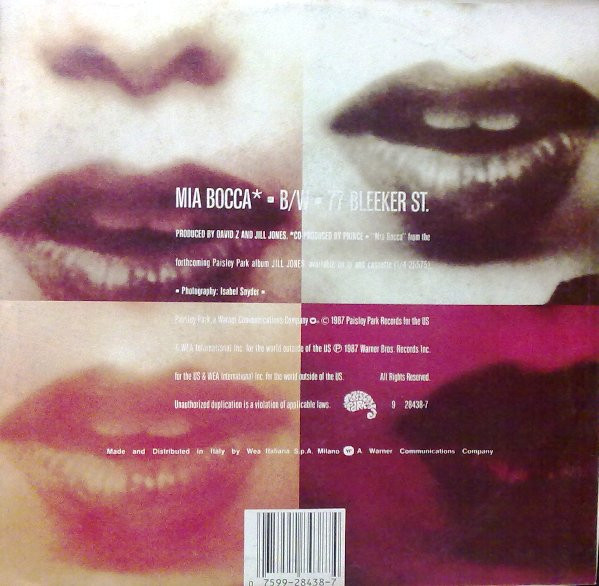 Jill Jones - Mia Bocca | Paisley Park (9 28438-7) - 2