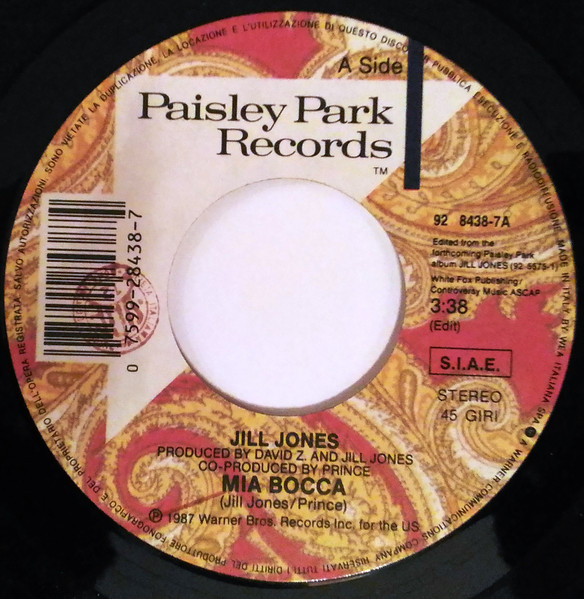 Jill Jones - Mia Bocca | Paisley Park (9 28438-7) - 3