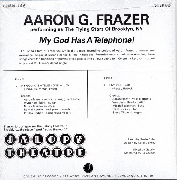 Aaron Frazer - My God Has A Telephone | Colemine Records (CLMN-146) - 2 Aaron Frazer - My God Has A Telephone | Colemine Records (CLMN-146) - 2