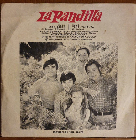 La Pandilla - Zoo Loco / Taka-Taka-Ta | Movieplay (SN-20.675) - 2