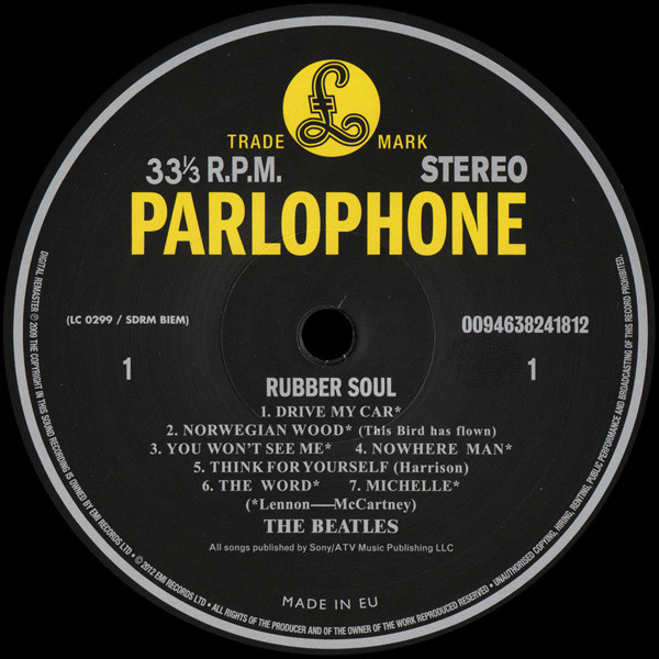 The Beatles - Rubber Soul | Parlophone (094638241812) - 3 The Beatles - Rubber Soul | Parlophone (094638241812) - 3