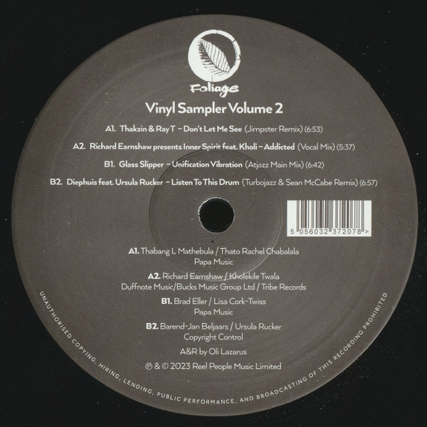 Various - Foliage Vinyl Sampler Volume 2 | Foliage (FNVS011) - main Various - Foliage Vinyl Sampler Volume 2 | Foliage (FNVS011) - main