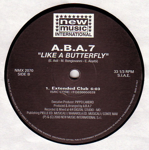 A.B.A. 7 - Like A Butterfly | New Music International (NMX 2070) - 3 A.B.A. 7 - Like A Butterfly | New Music International (NMX 2070) - 3