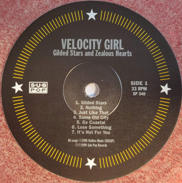 Velocity Girl - Gilded Stars And Zealous Hearts | Sub Pop (SP 340) - 3