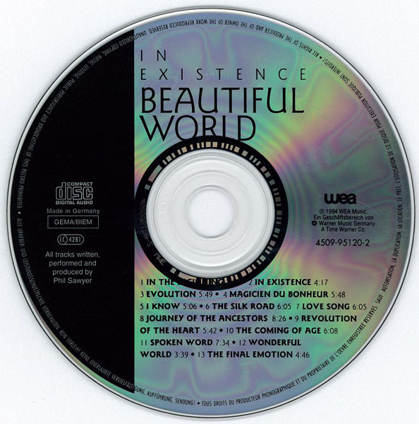 Beautiful World - In Existence | WEA (4509-95120-2) - 3
