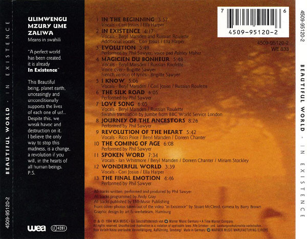 Beautiful World - In Existence | WEA (4509-95120-2) - 2