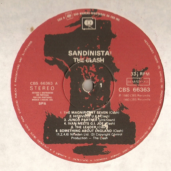 The Clash - Sandinista! | CBS (66363) - 2 The Clash - Sandinista! | CBS (66363) - 2
