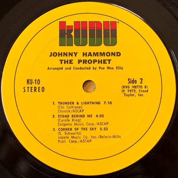 Johnny Hammond - The Prophet | Kudu (KU-10) - 4 Johnny Hammond - The Prophet | Kudu (KU-10) - 4