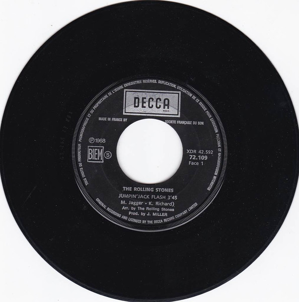 The Rolling Stones - Jumpin' Jack Flash / Child Of The Moon | Decca (72.109) - 3