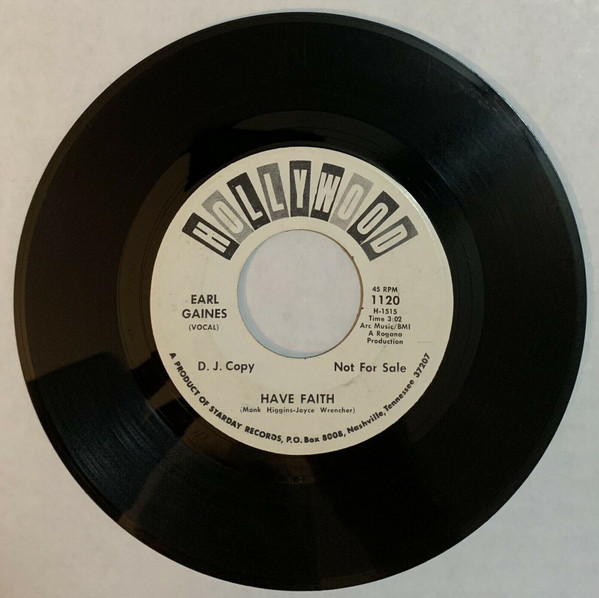 Earl Gaines - Have Faith | Hollywood Records (1120) - 2