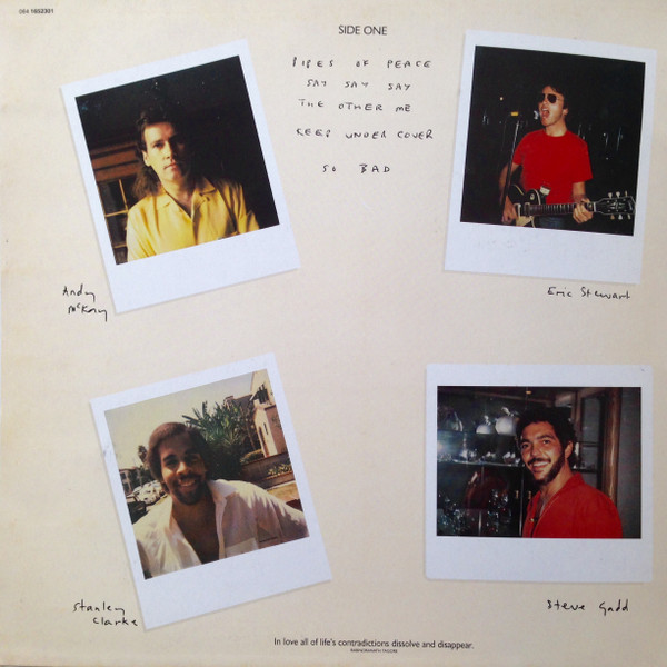 Paul McCartney - Pipes Of Peace | Odeon (1C 064 1652301) - 2 Paul McCartney - Pipes Of Peace | Odeon (1C 064 1652301) - 2