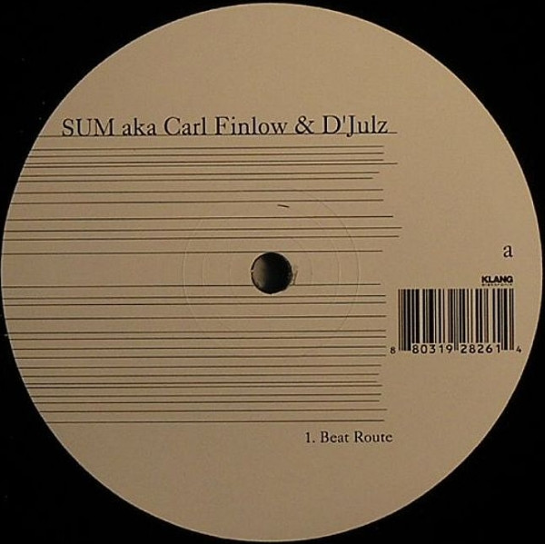 Sum AKA Carl A. Finlow & D'Julz - Beat Route | Klang Elektronik (KLANG 126) - main