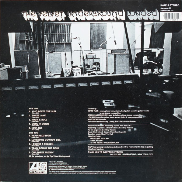 The Velvet Underground - Loaded | Atlantic (K40113) - 2
