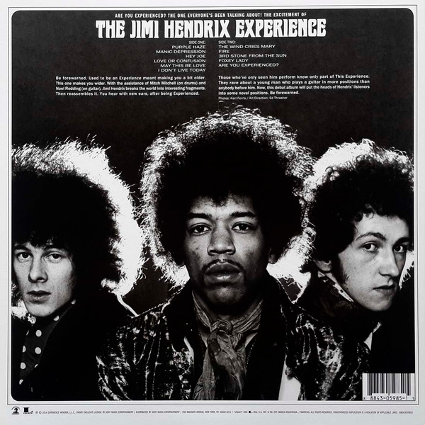 The Jimi Hendrix Experience - Are You Experienced | Legacy (88843059851) - 3 The Jimi Hendrix Experience - Are You Experienced | Legacy (88843059851) - 3