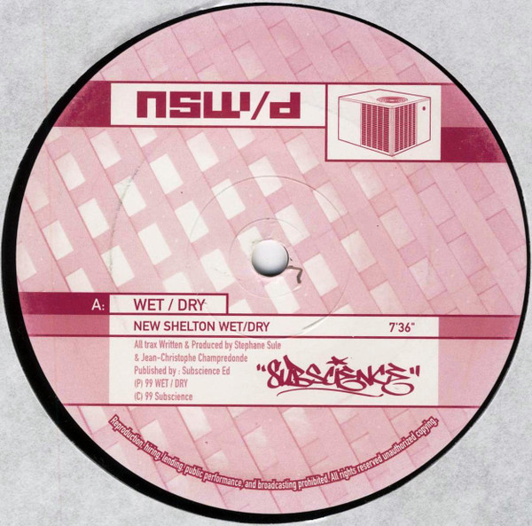 Wet Dry - New Shelton Wet Dry | Subscience (SB005)