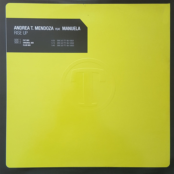 Andrea T. Mendoza Feat. Manuela - Rise Up | Train! Records (TRN 60105) - main