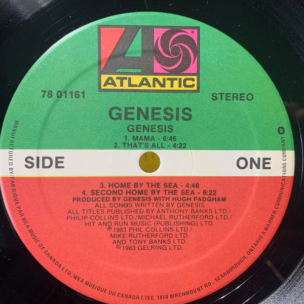 Genesis - Genesis | Atlantic (78 01161) - 3