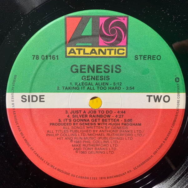 Genesis - Genesis | Atlantic (78 01161) - 4