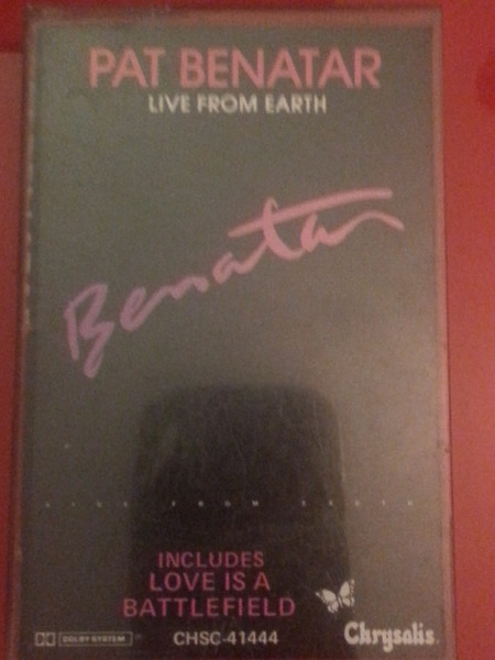 Pat Benatar - Live From Earth | Chrysalis (CHSC 41444) - main