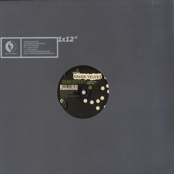 Green Velvet - Genedefekt | Music Man Records (MM 089) - 2