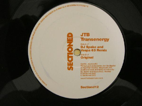 Jon The Baptist - Transenergy | Sectioned Recordings (Sectiond12) - 4 Jon The Baptist - Transenergy | Sectioned Recordings (Sectiond12) - 4