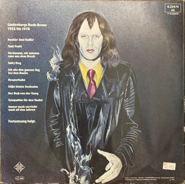 Udo Lindenberg Und Das Panikorchester - Lindenbergs Rock-Revue | Telefunken (6.23 474) - 4