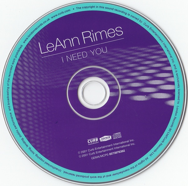 LeAnn Rimes - I Need You | Curb Records (8573876382) - 3 LeAnn Rimes - I Need You | Curb Records (8573876382) - 3