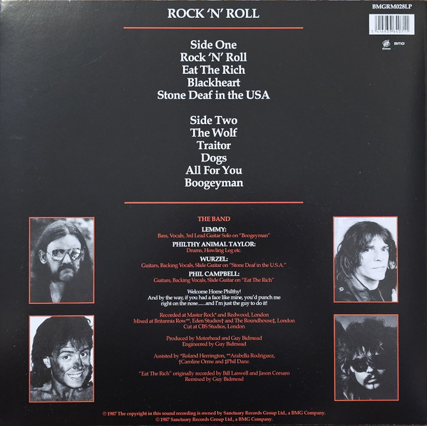 Motörhead - Rock 'N' Roll | Sanctuary (BMGRM028LP) - 2