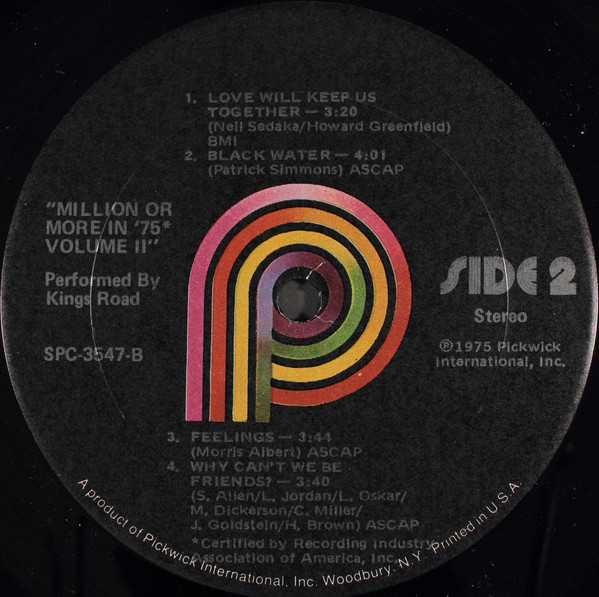 Kings Road - Million Or More In '75 Volume II | Pickwick (SPC-3547) - 4 Kings Road - Million Or More In '75 Volume II | Pickwick (SPC-3547) - 4