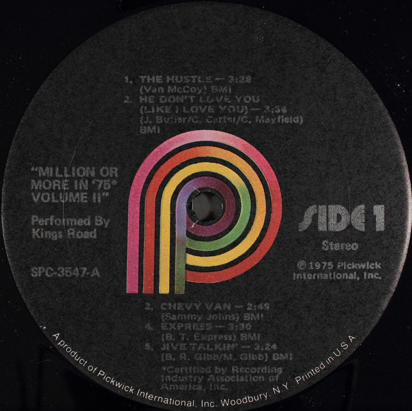 Kings Road - Million Or More In '75 Volume II | Pickwick (SPC-3547) - 3 Kings Road - Million Or More In '75 Volume II | Pickwick (SPC-3547) - 3