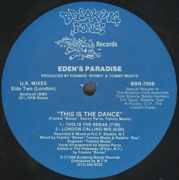 Eden's Paradise - This Is The Dance | Breaking Bones Records (BBR-700) - 2 Eden's Paradise - This Is The Dance | Breaking Bones Records (BBR-700) - 2
