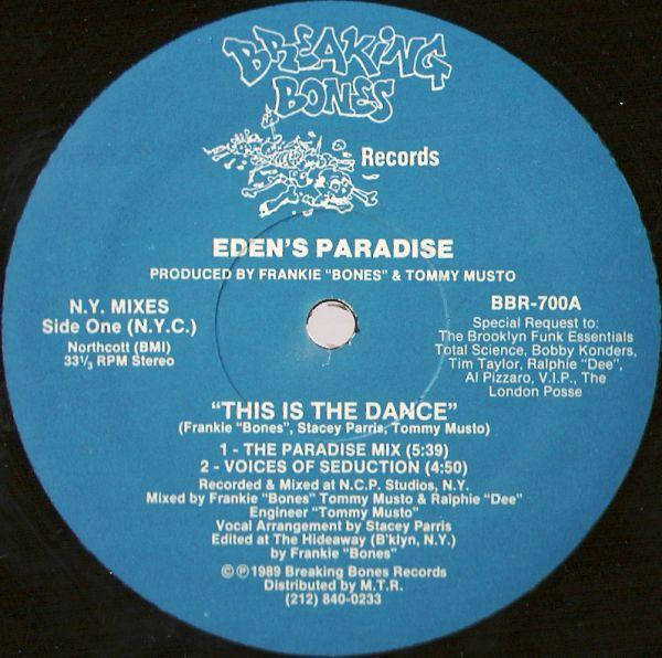 Eden's Paradise - This Is The Dance | Breaking Bones Records (BBR-700)