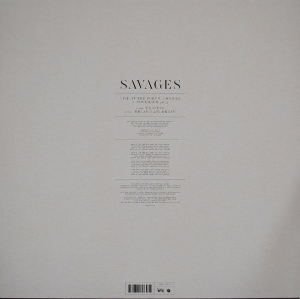 Savages - Fuckers / Dream Baby Dream | Matador (OLE-1060-1) - 2