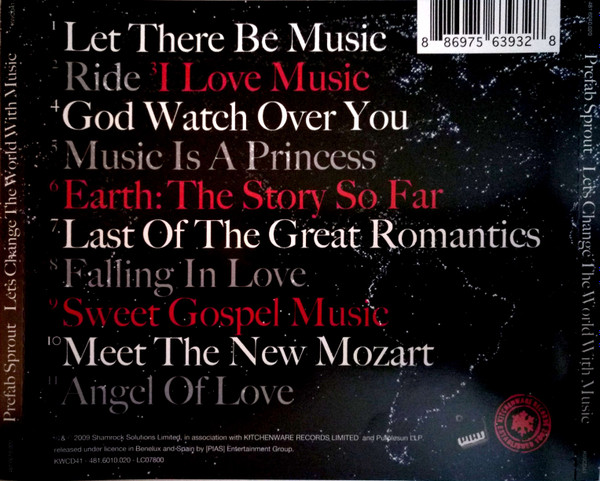 Prefab Sprout - Let's Change The World With Music | Kitchenware Records (KWCD41) - 2