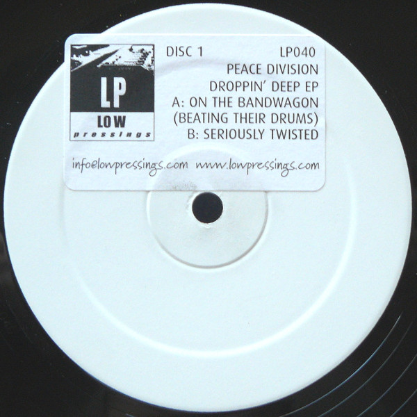 Peace Division - Droppin' Deep EP | Low Pressings (LP040) - main Peace Division - Droppin' Deep EP | Low Pressings (LP040) - main