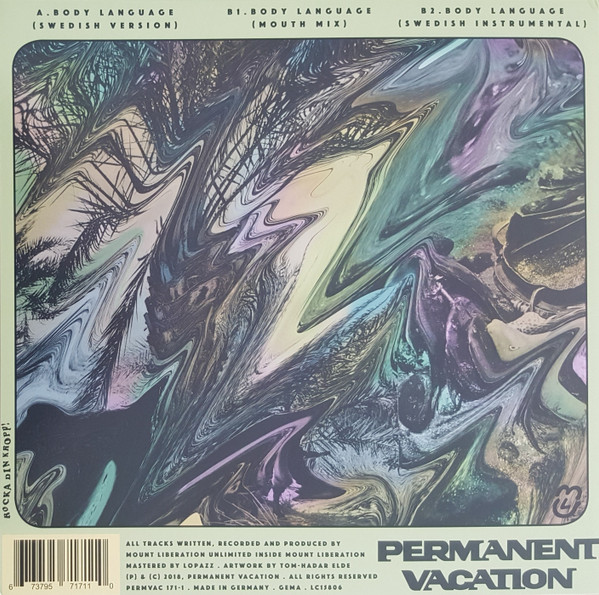Mount Liberation Unlimited - Body Language | Permanent Vacation (PERMVAC 171-1) - 2 Mount Liberation Unlimited - Body Language | Permanent Vacation (PERMVAC 171-1) - 2