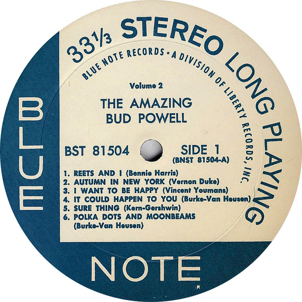 Bud Powell - The Amazing Bud Powell (Volume 2) | Blue Note (BST-81504) - 3 Bud Powell - The Amazing Bud Powell (Volume 2) | Blue Note (BST-81504) - 3