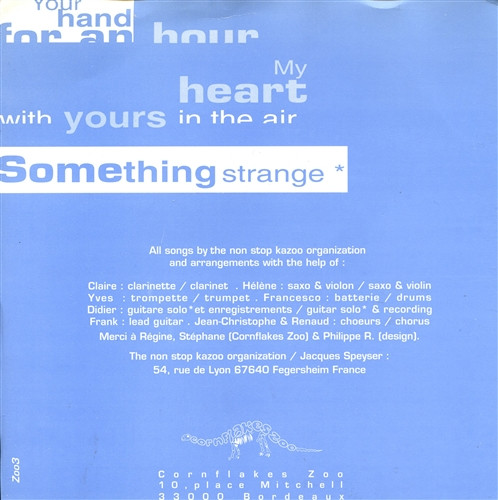 Non-Stop Kazoo Organization - Something Strange E.P. | Cornflakes Zoo (ZOO 3) - 2 Non-Stop Kazoo Organization - Something Strange E.P. | Cornflakes Zoo (ZOO 3) - 2
