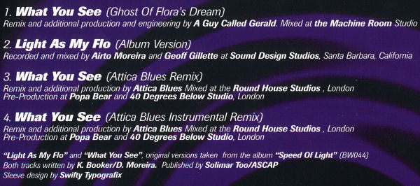 Flora Purim - What You See | B&W Music (BWR073) - 3 Flora Purim - What You See | B&W Music (BWR073) - 3