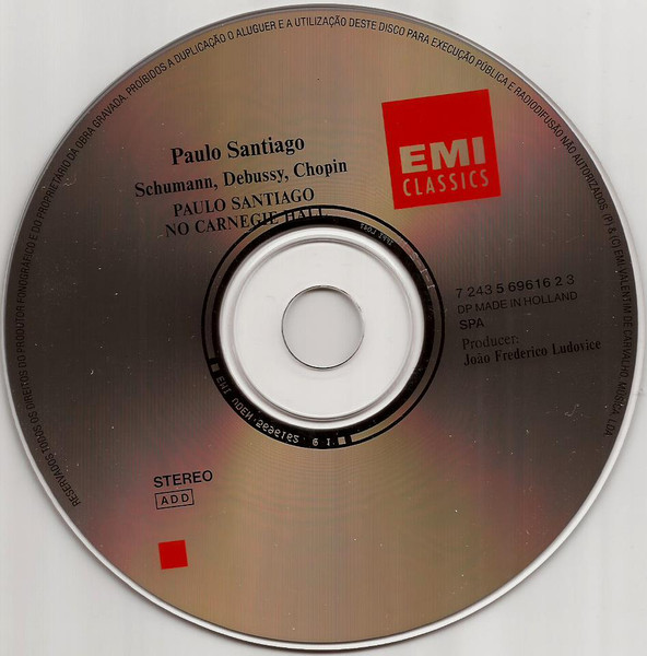 Paulo Santiago - Recital no Carnegie Hall | EMI Classics (none) - 3