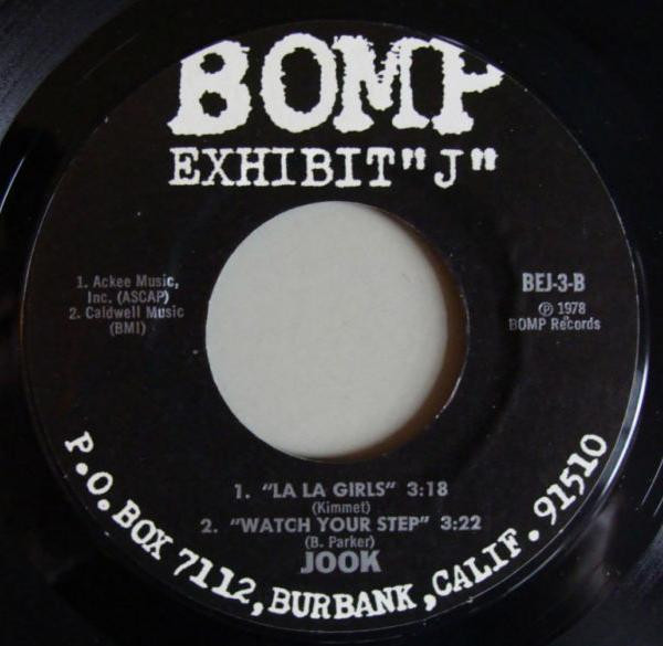 The Jook - Jook Rule O.K. | Bomp! (BEJ-3) - 4